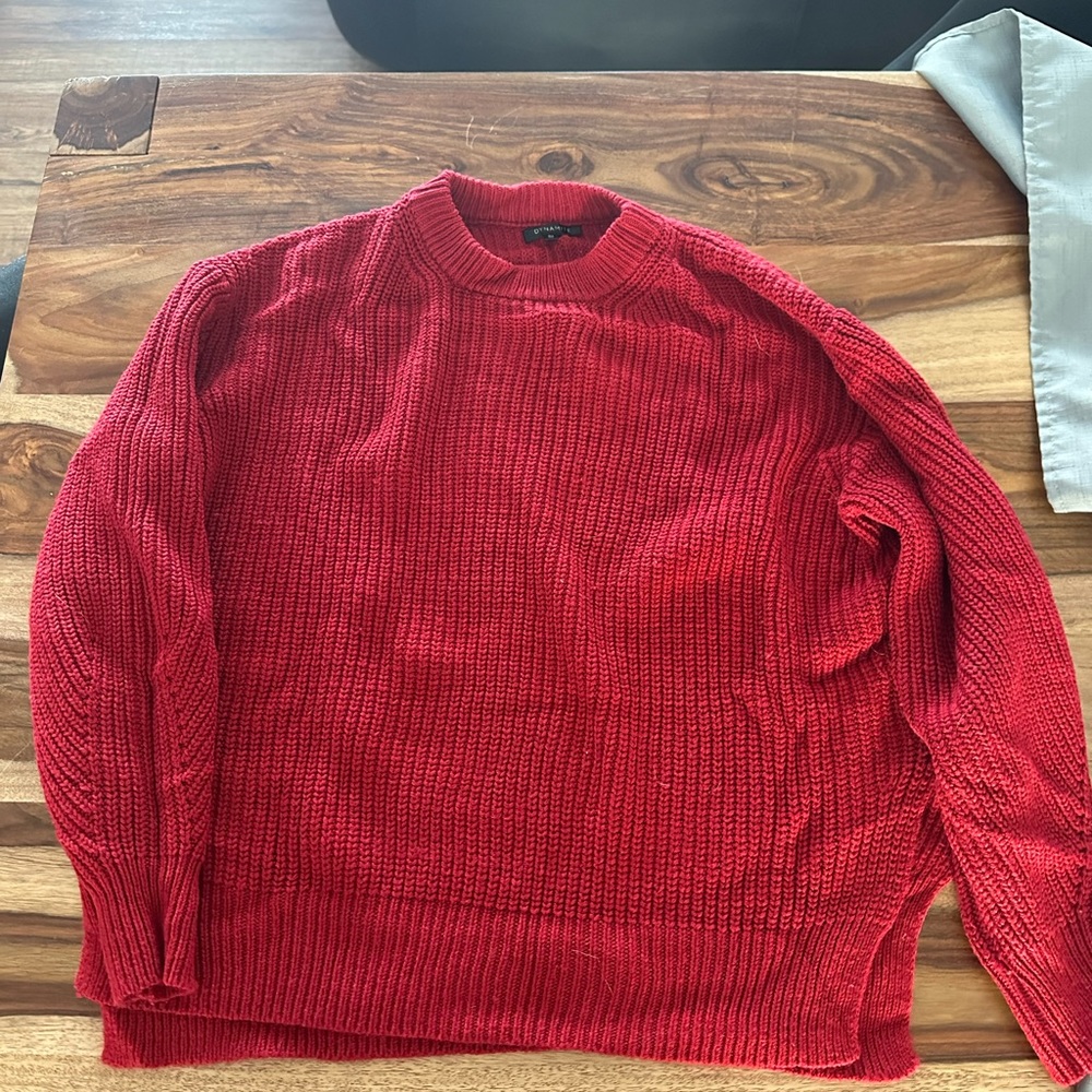 Dynamite red sweater